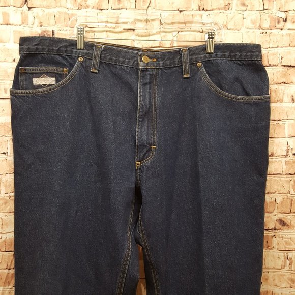 Diamond Gusset Jeans Size 44x33 EUC - Picture 3 of 12